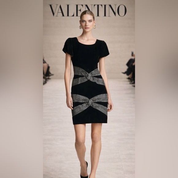 Valentino Dresses & Skirts - Women's Vintage Valentino Velvet Dress, S Black